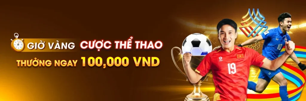 Cược thể thao giờ vàng nhận ngay 100k tại DA88