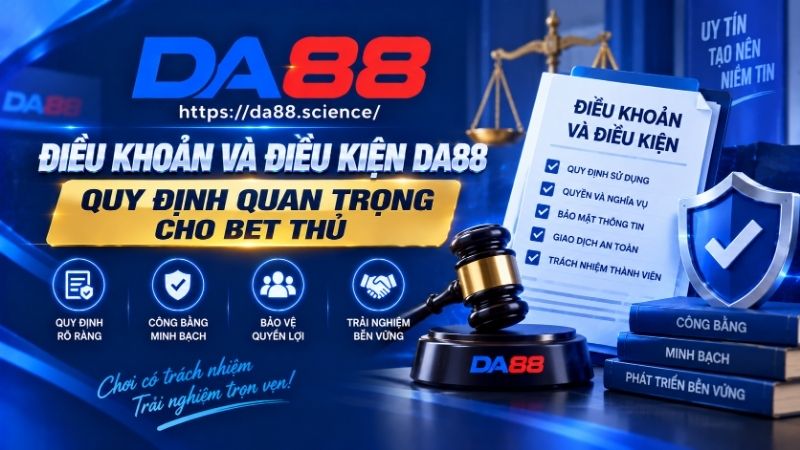 Tìm hiểu về điều khoản và điều kiện tại DA88