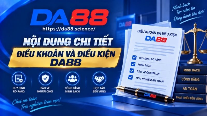 Nội dung chi tiết điều khoản và điều kiện nhà cái DA88